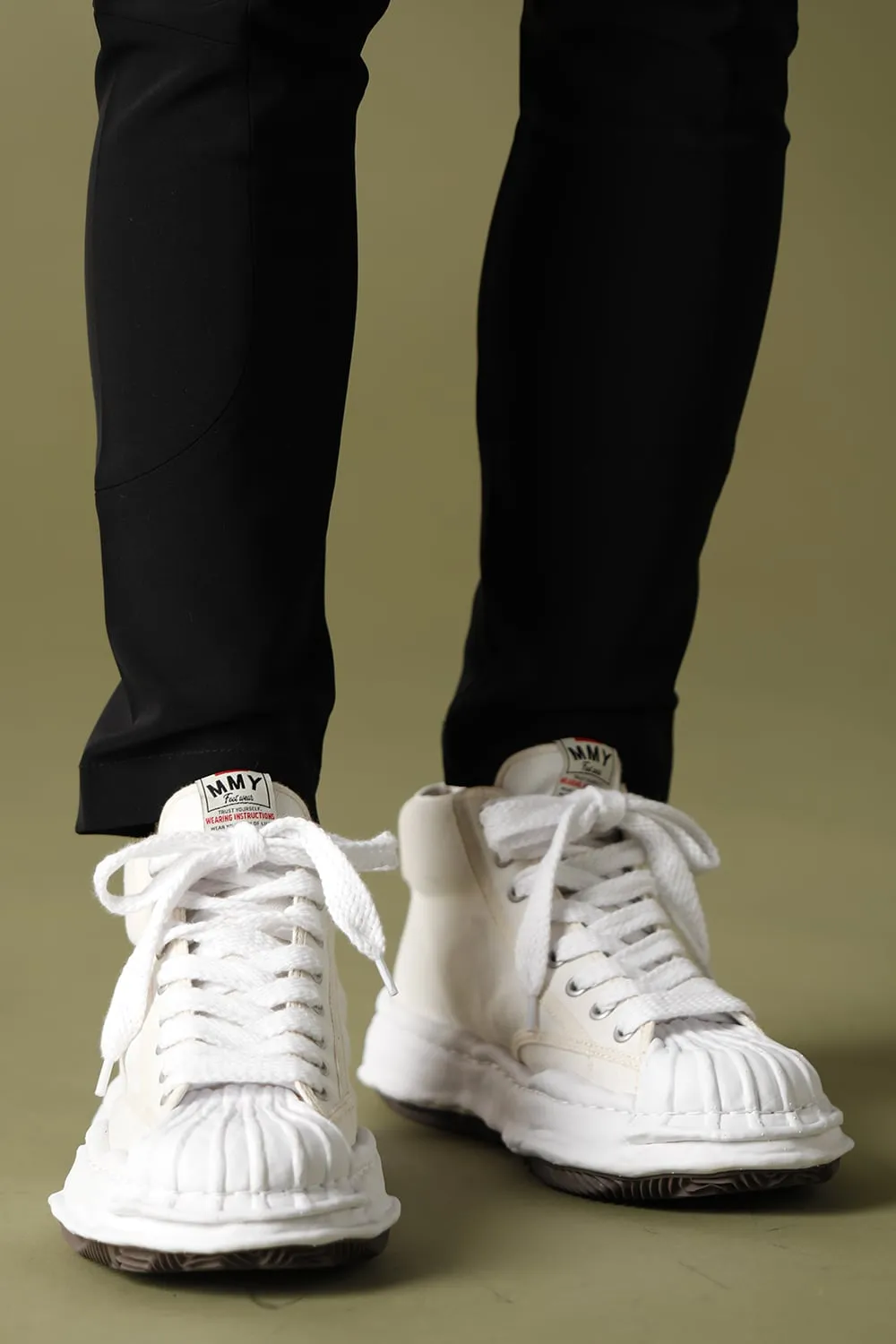 -BLAKEY High- Original STC sole canvas Hi-top sneakers White