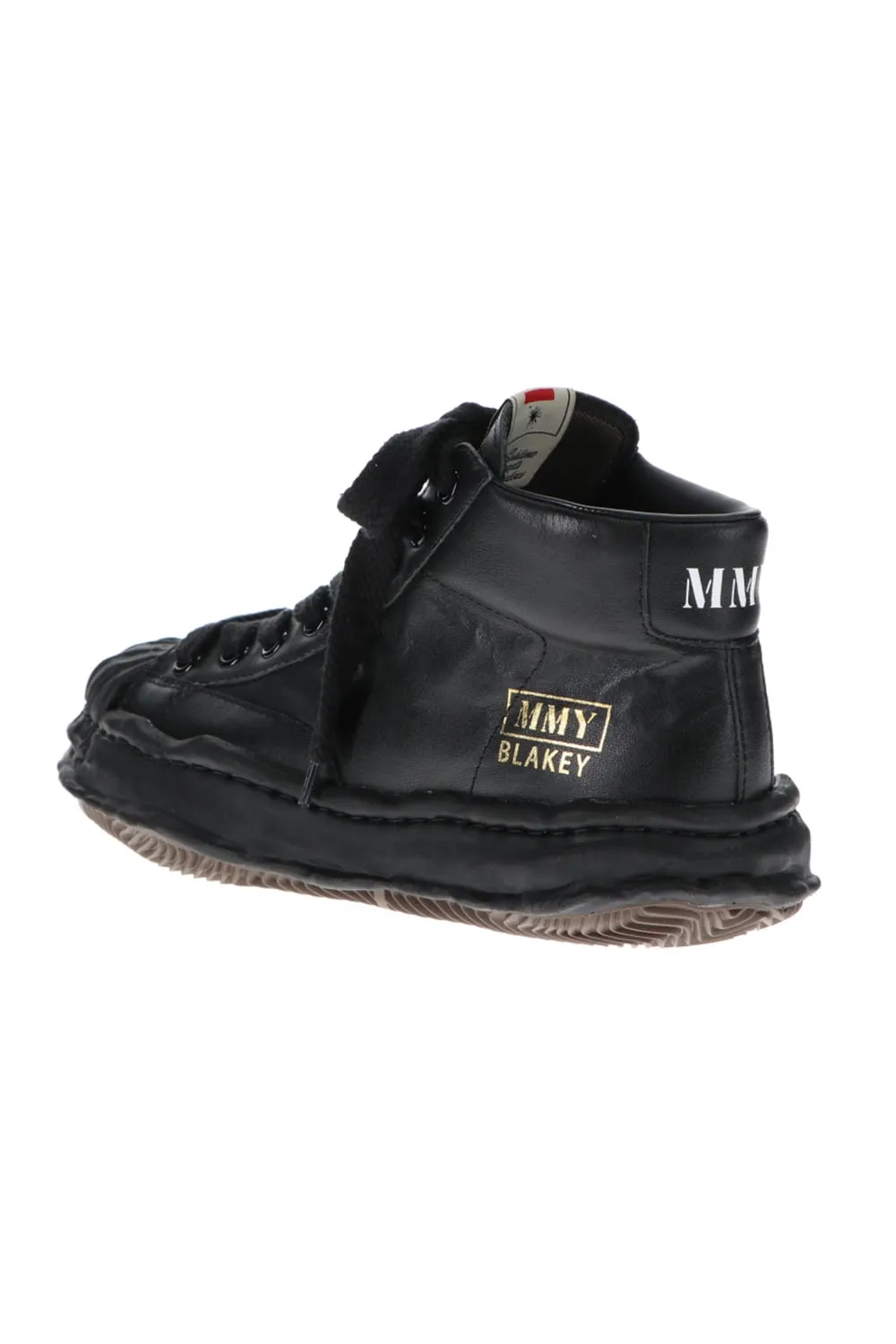 -BLAKEY High- Original STC sole leather Hi-top sneakers Black / Black