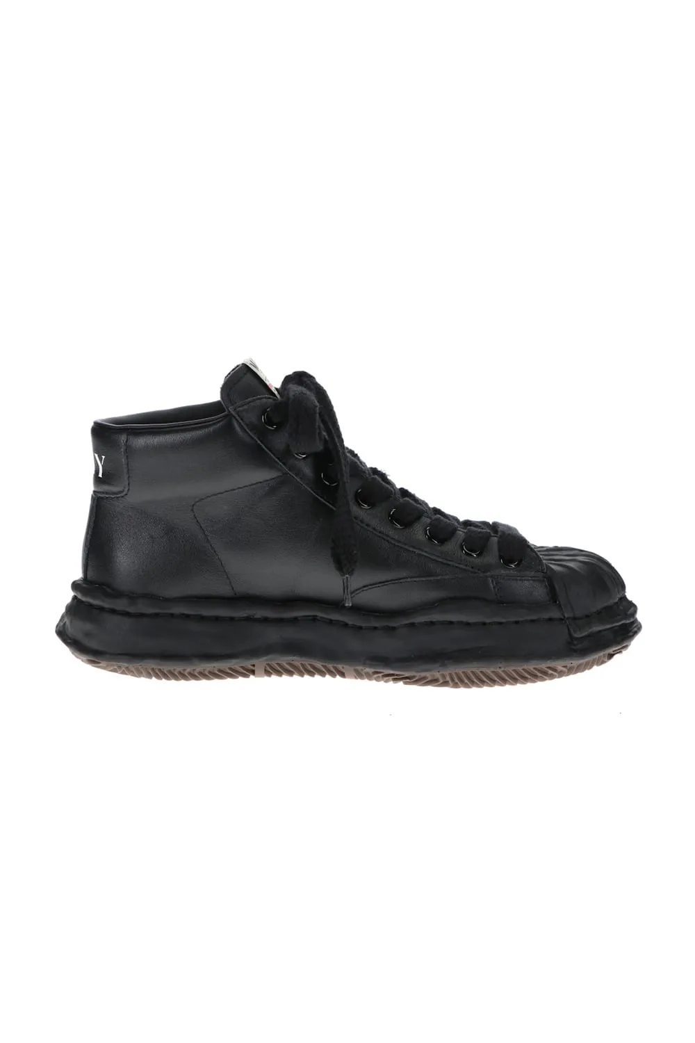 -BLAKEY High- Original STC sole leather Hi-top sneakers Black / Black