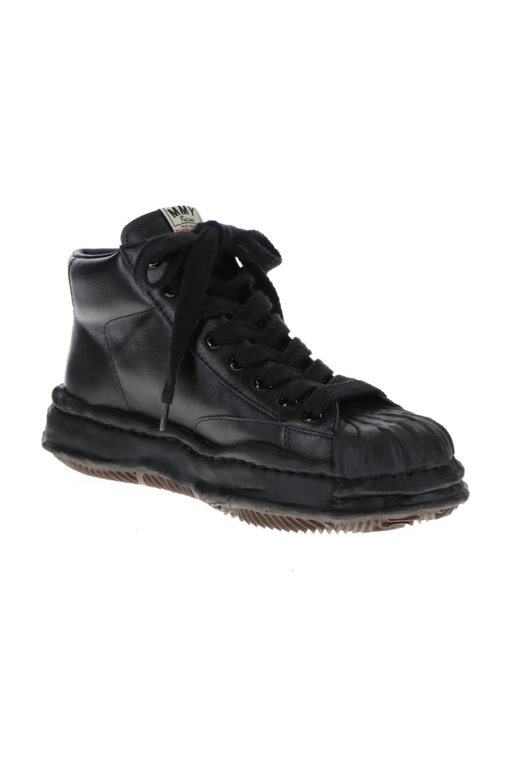 -BLAKEY High- Original STC sole leather Hi-top sneakers Black / Black
