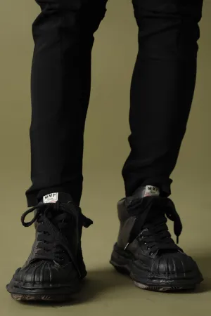 -BLAKEY High- Original STC sole leather Hi-top sneakers Black / Black