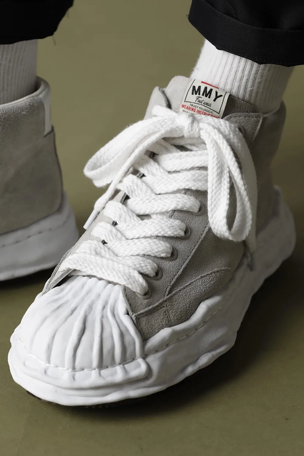 -BLAKEY high- original STC sole suede leather High-Top sneakers White