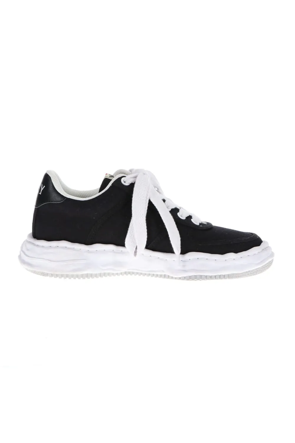 -WAYNE low- original sole canvas Low-Top sneakers Black