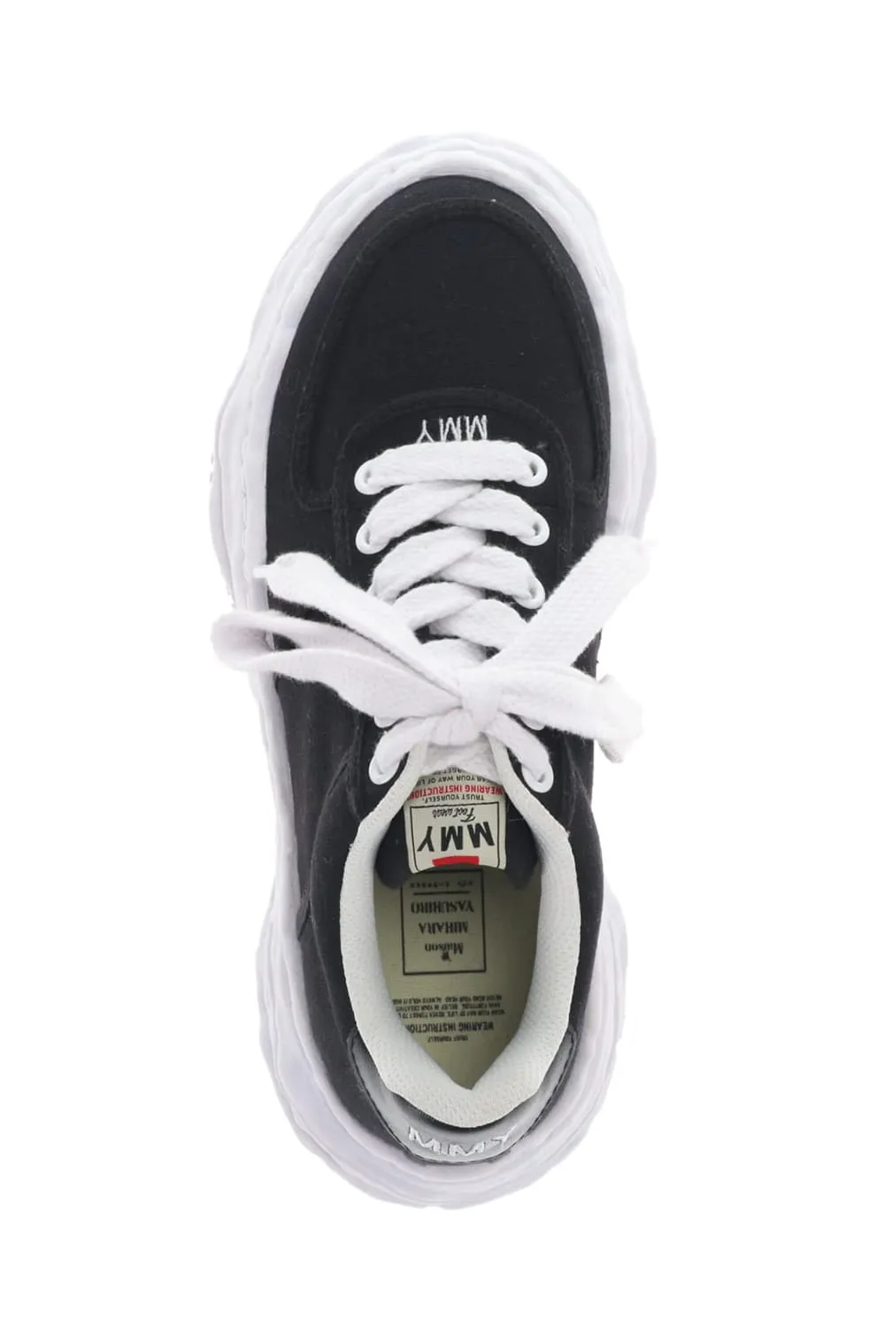-WAYNE low- original sole canvas Low-Top sneakers Black