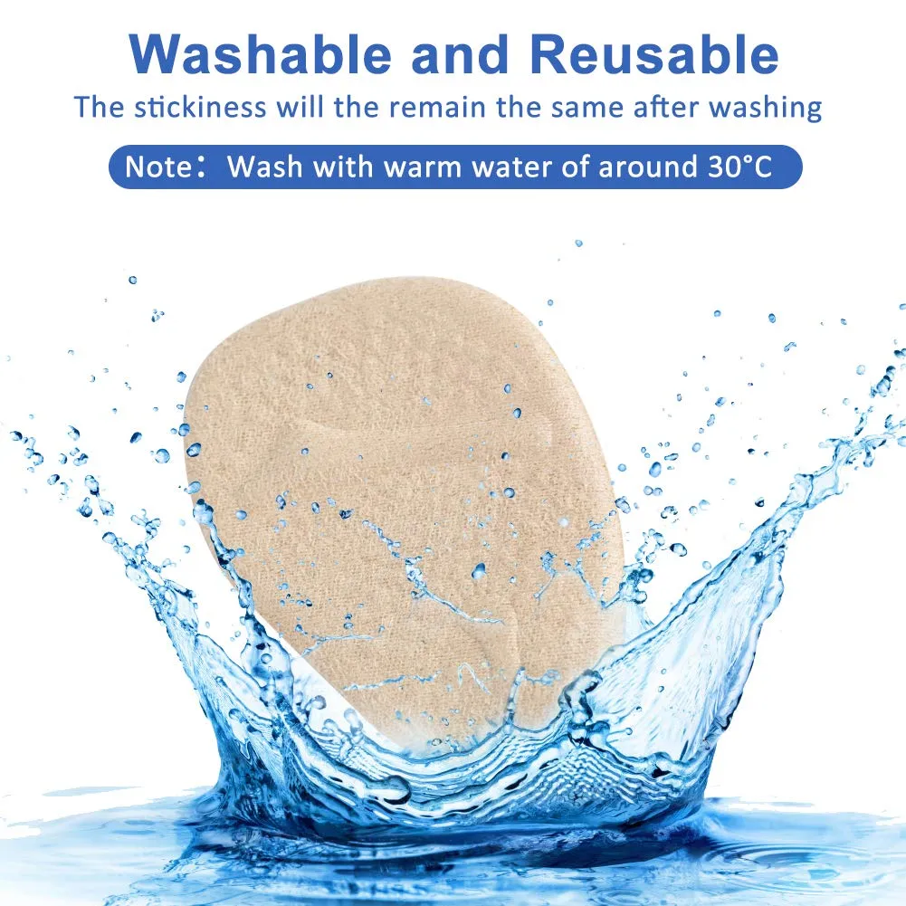 2 Pairs High Heel Shoe Insoles for Women, Haofy Anti-Slip Party Feet Shoe Gel Pads, One Size Fits All Shoes Too Big Insert Beige