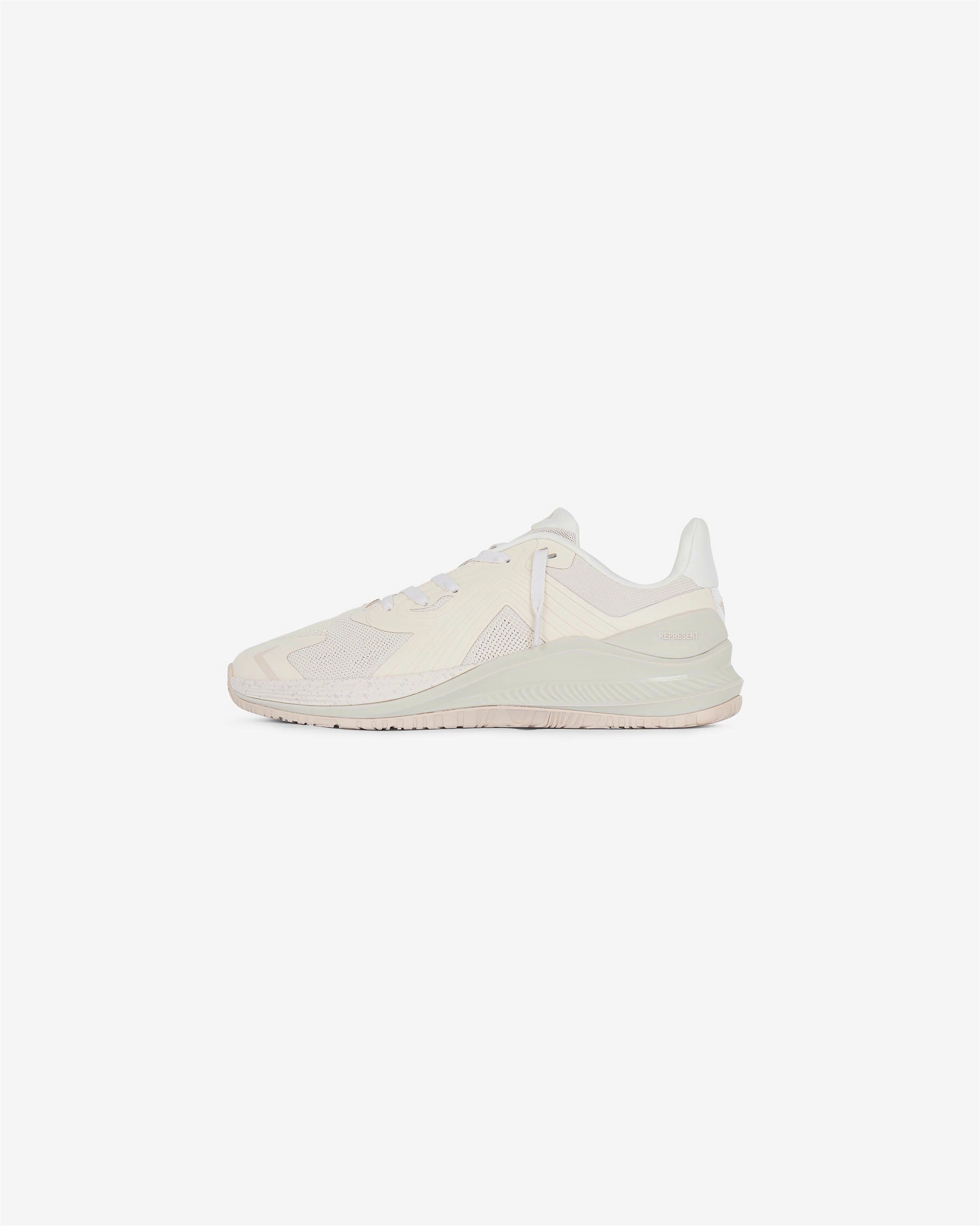 247 Arc-2 Trainer - Cream Wide Stance Platform football - style