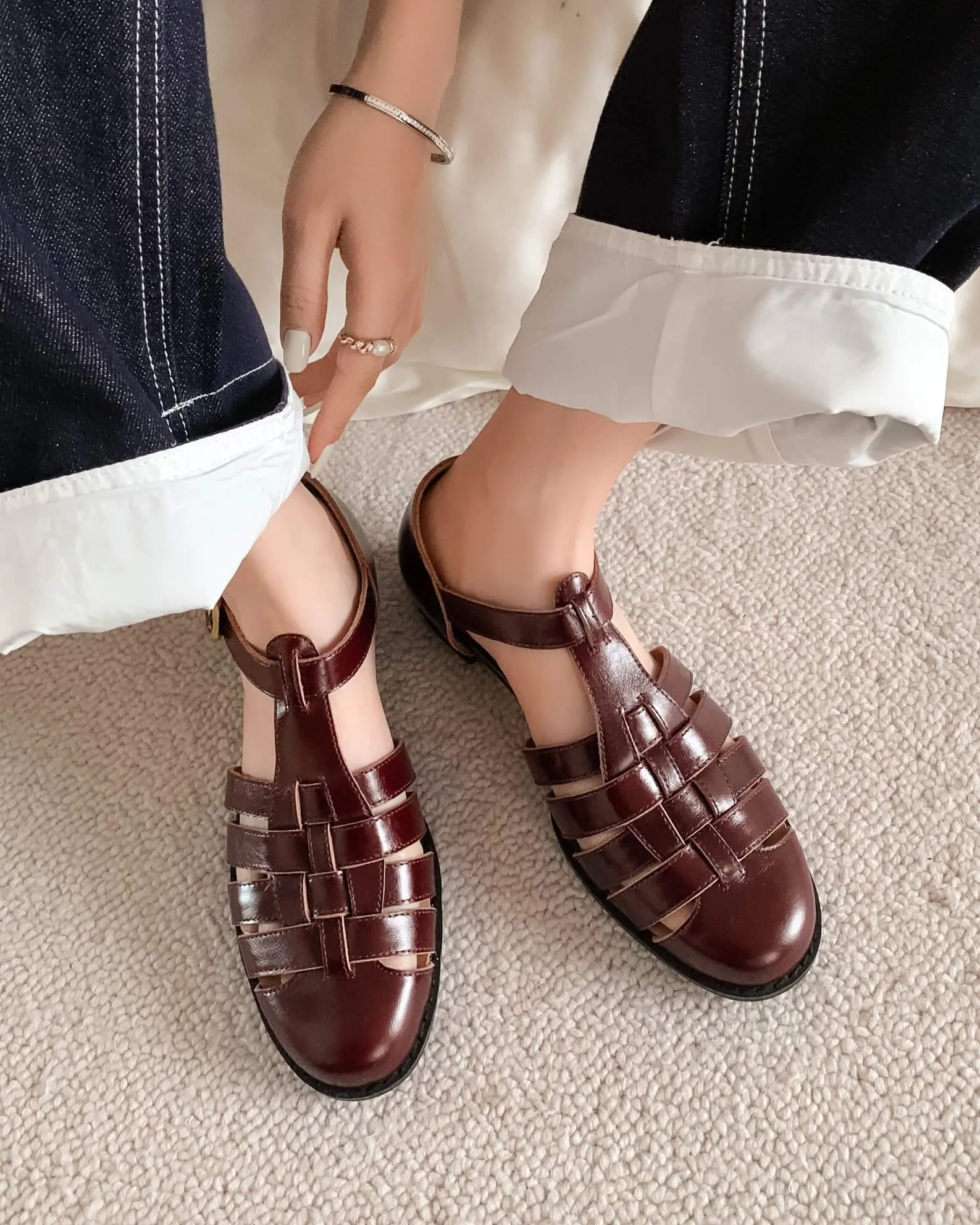 439 - Woven Fisherman Sandals