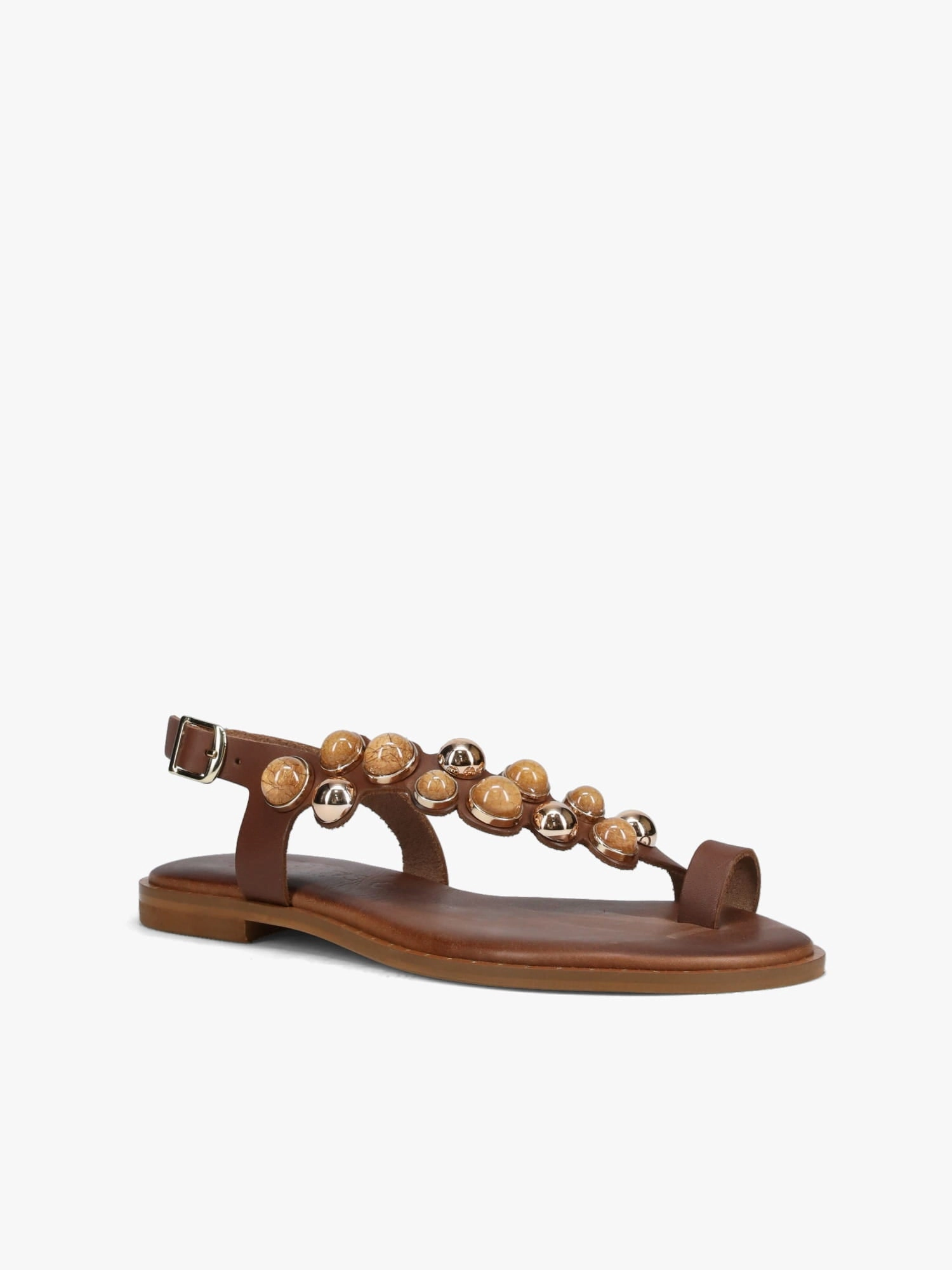 Simple Step Sandal Add Ons 62043 Brown Leather