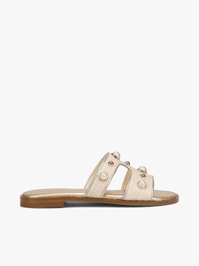 62051 Gold Leather Ventilated Airflow Channels 62051 Gold Leather Step Out