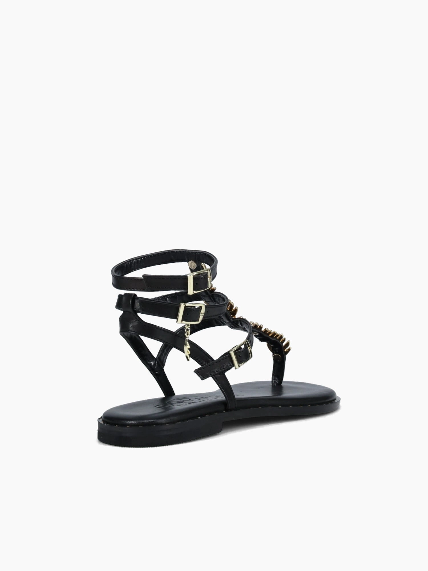621009 Black Leather Durable Travel Footwear