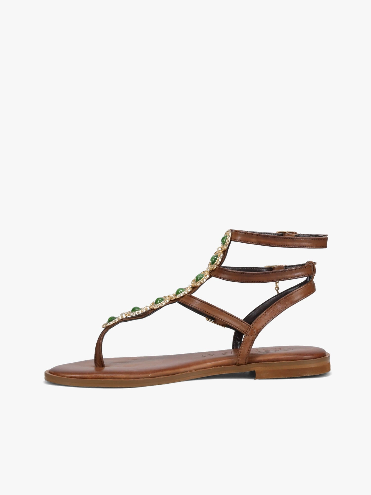 621026 Brown Leather Stabilizing Arch Enhanced Lateral Stability