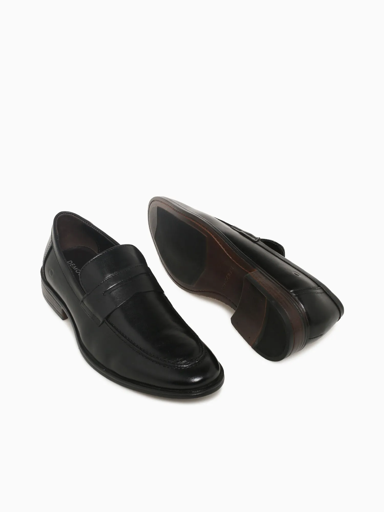 622102001 Black Leather Comfortable Cushion