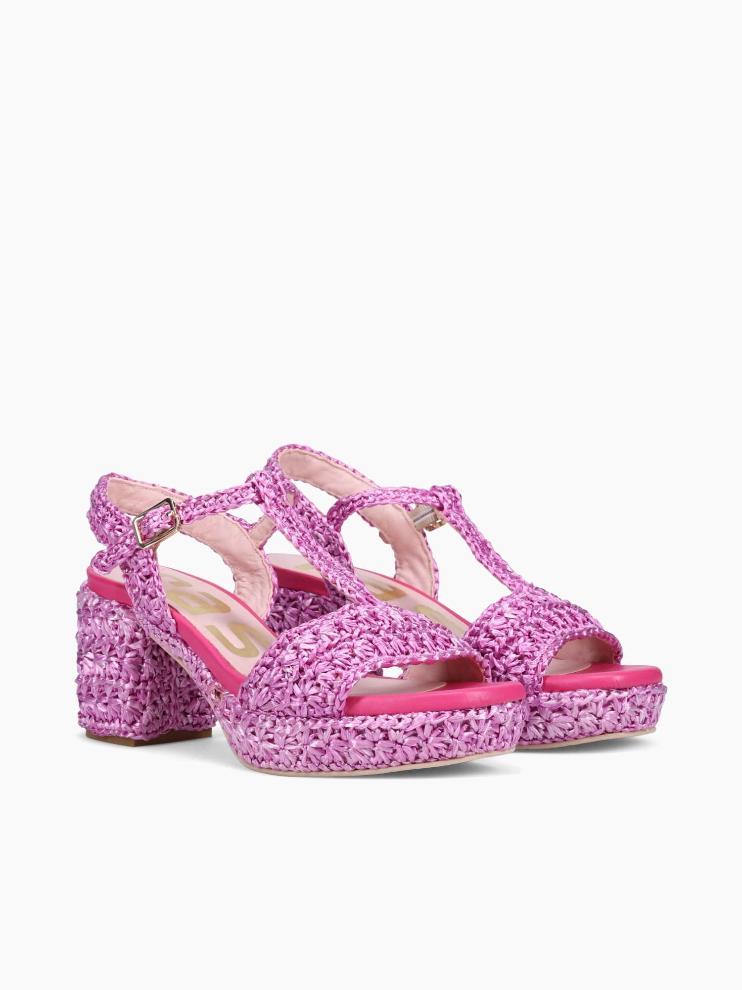 8115 Pink Rafia Simple Step