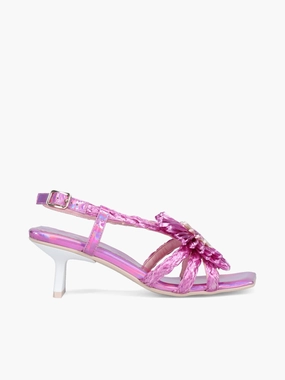 8152 Pink Rafia Strappy Heels Sunshine Walk Travel Shoes Comfort 8152 Pink Rafia