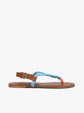 869 Azzurro Arancio leather Sandal Care 869 Azzurro Arancio leather Drive Day