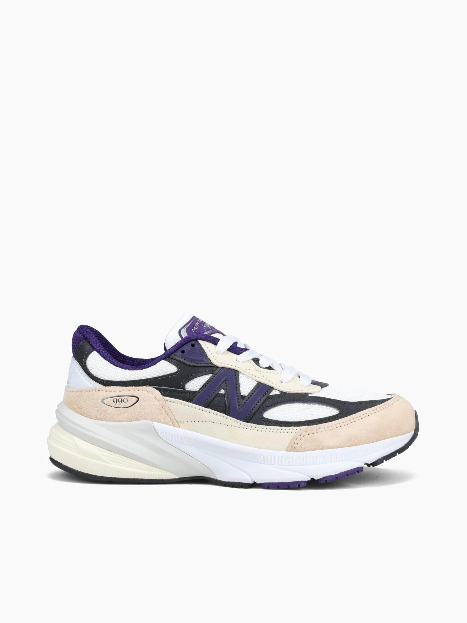 990v6 Wht Blk plum Zero drop Fast Transition