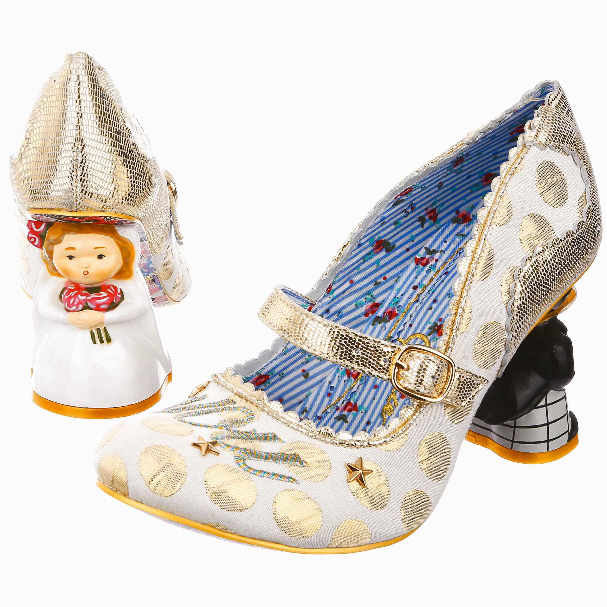 I Love You Retro design Chic Sandals