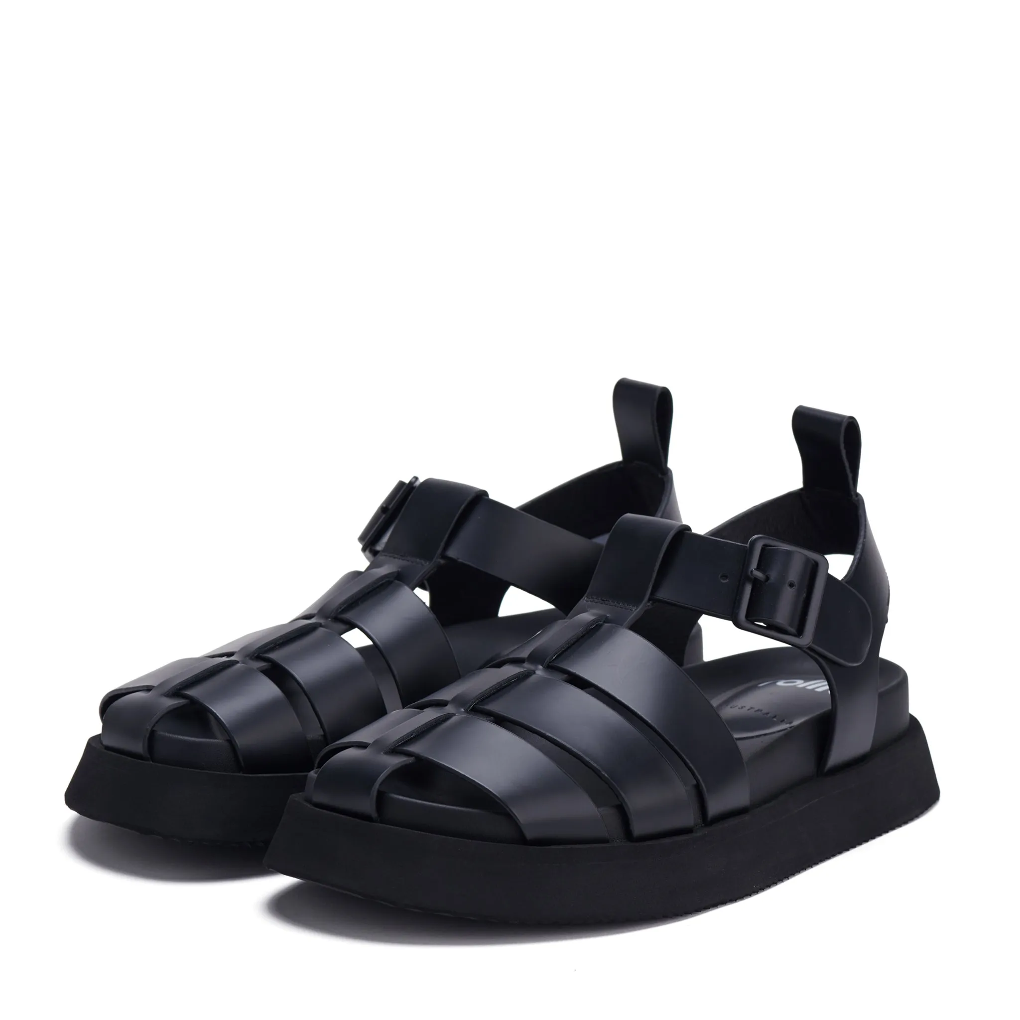 Acme Fisherman Sandal in Black