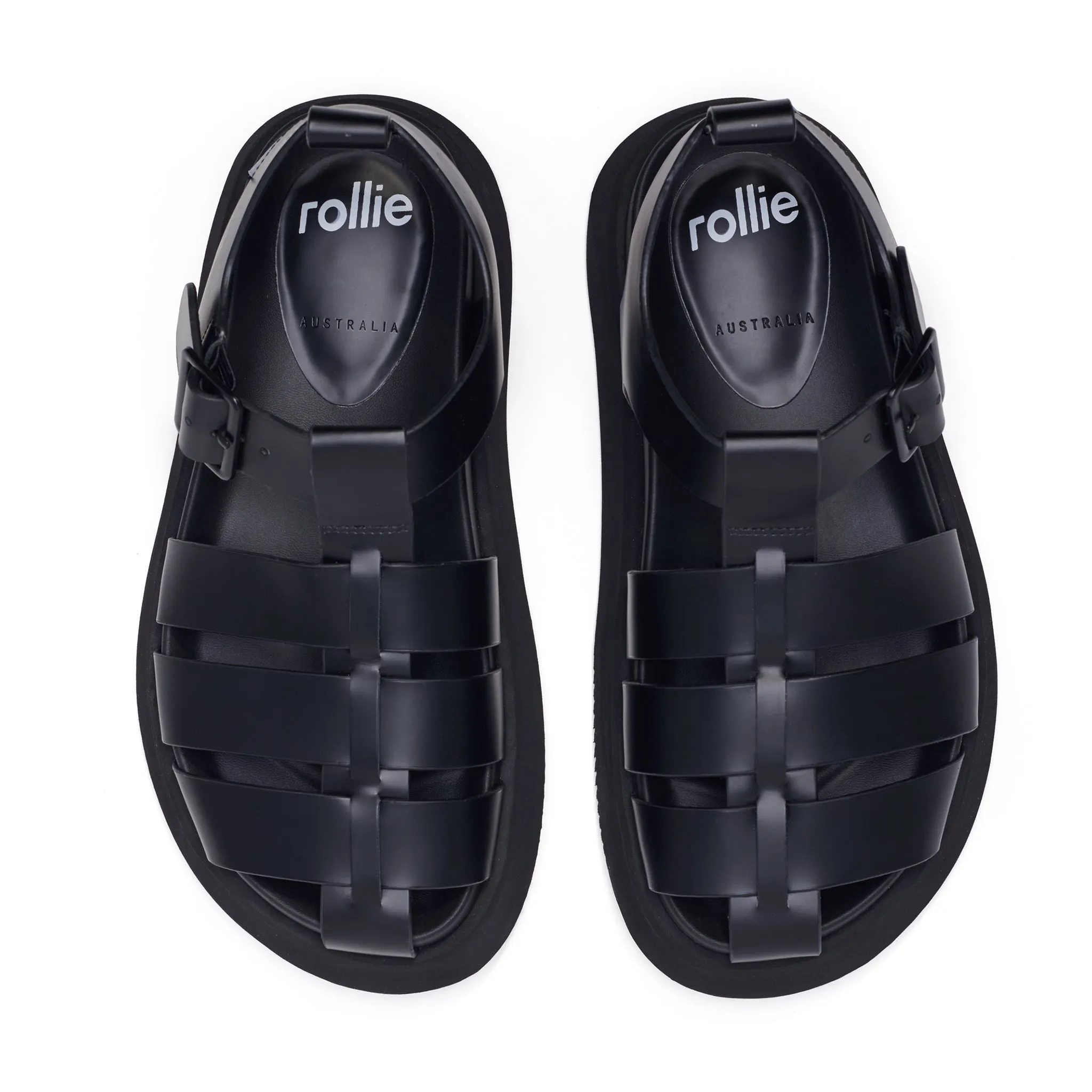 Acme Fisherman Sandal in Black
