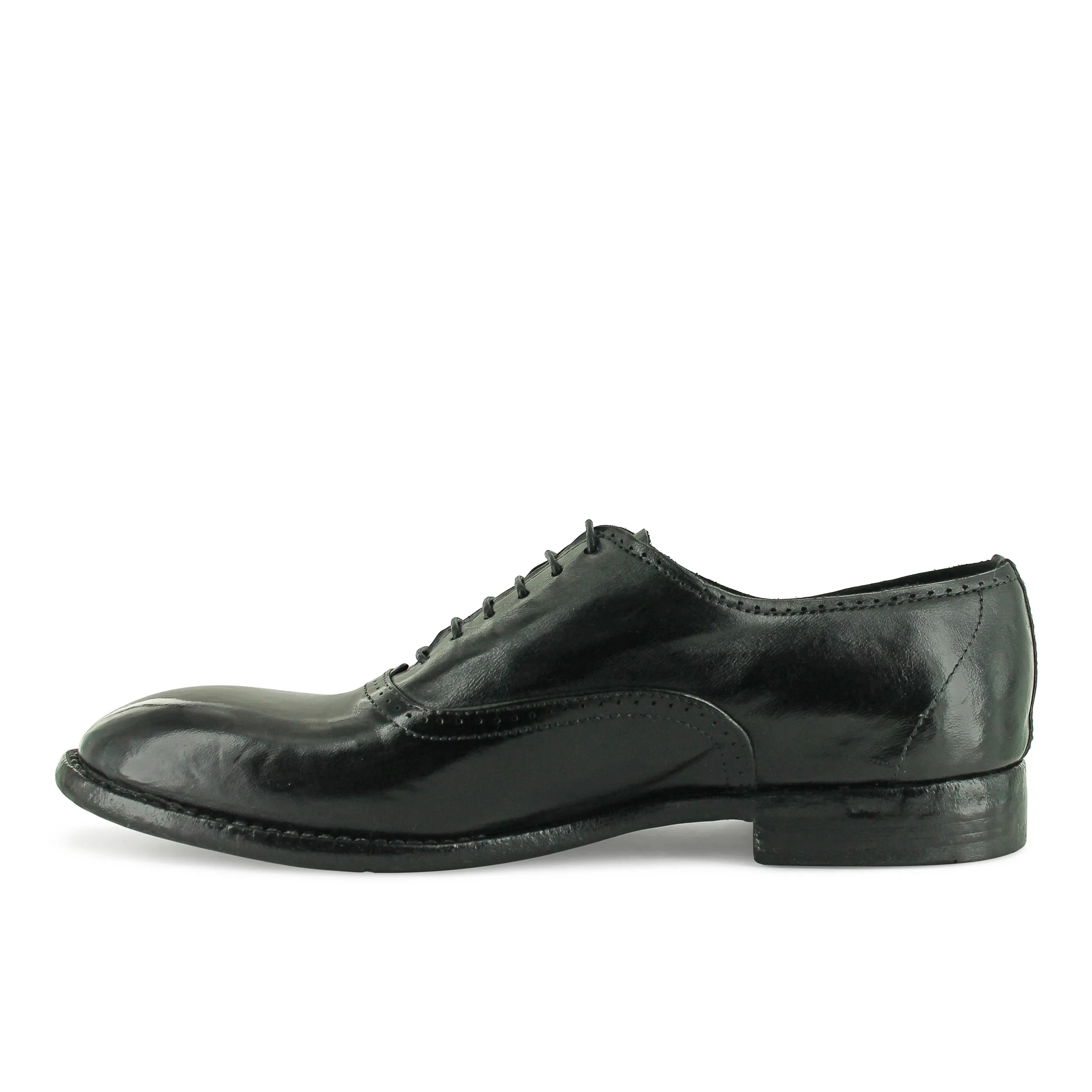 ACOIA - Black Burnish Lace Up