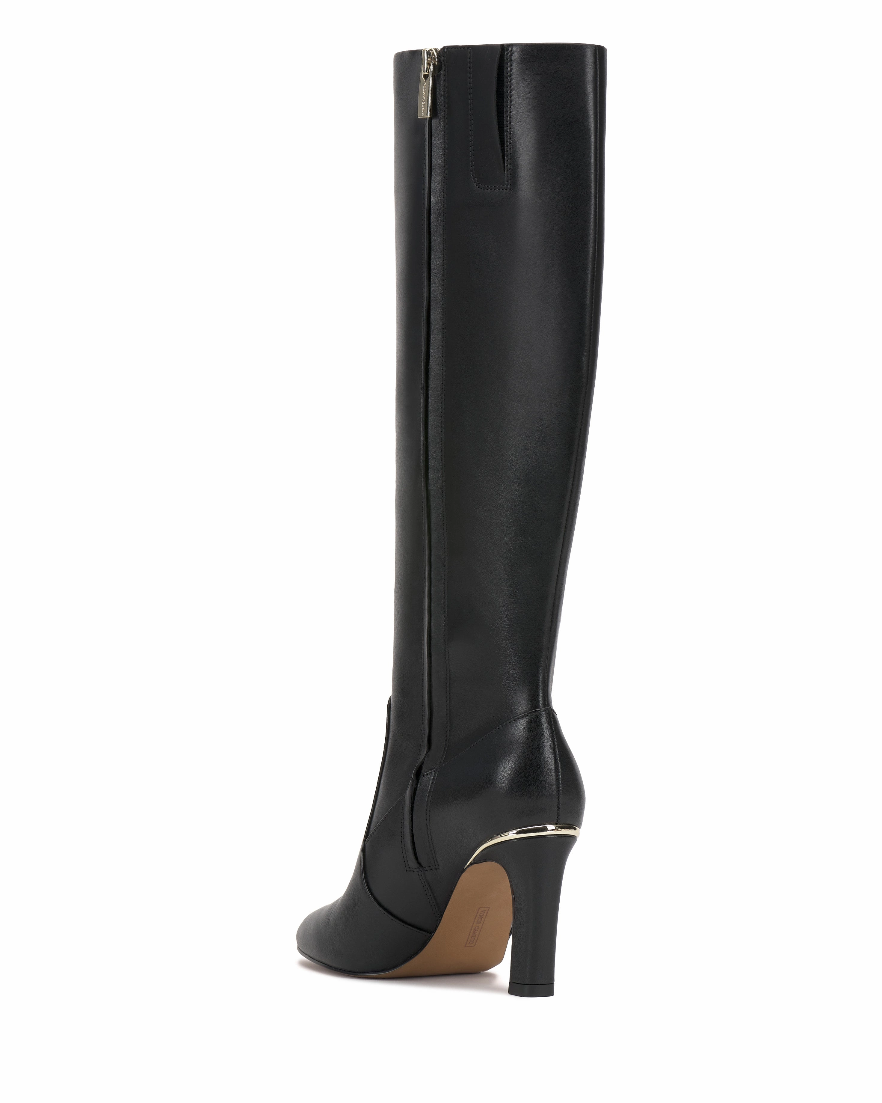 Gylina Wide Calf Knee High Boot Fiber Mix Balanced Heel Counter