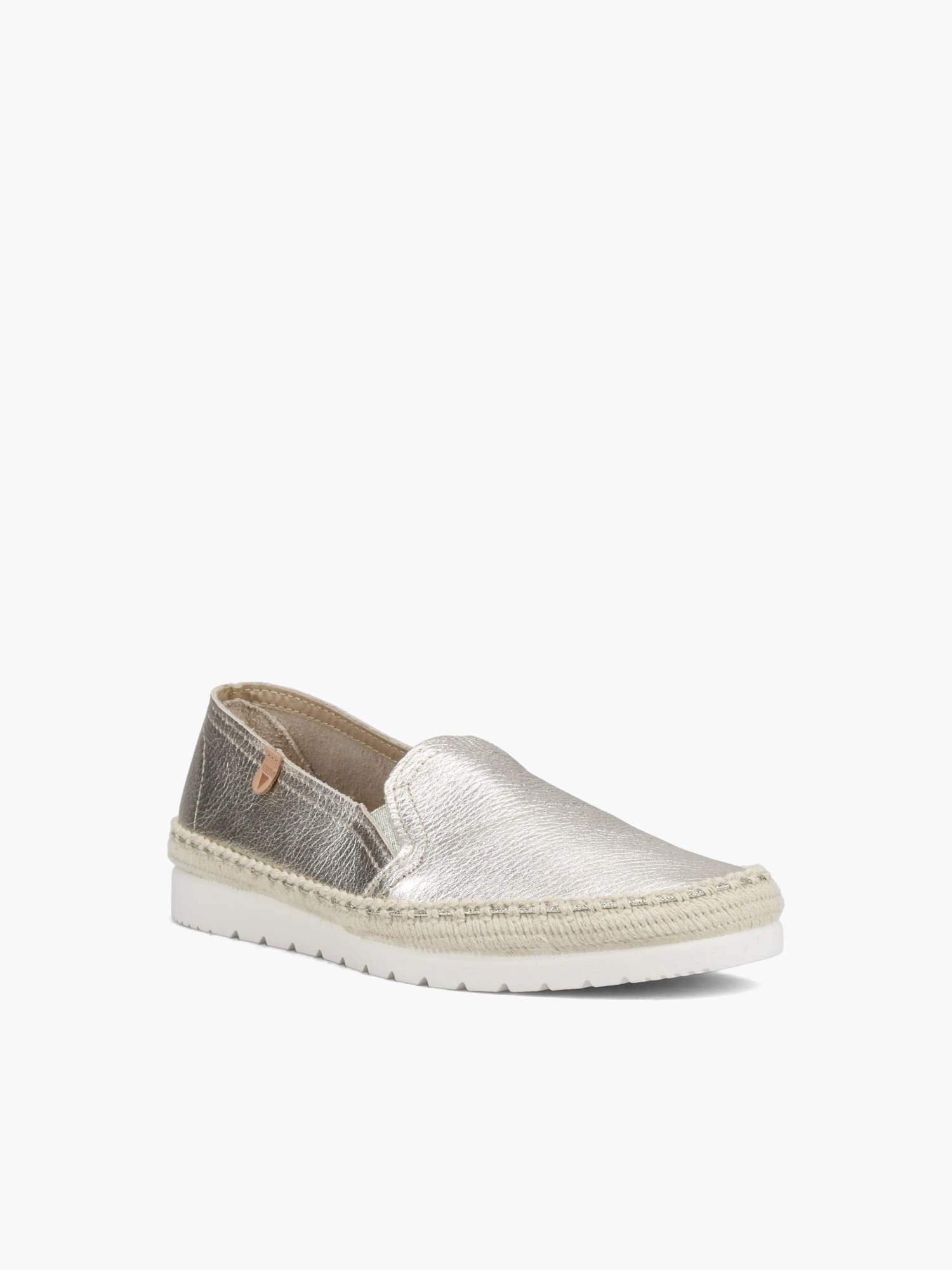 Nuria Oro Metal Leather Shine Jog Running Light