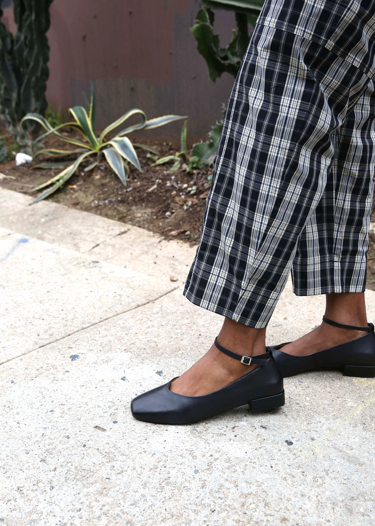 Eva Midsole Easy Fit Flats Pumpkin Flat - Black
