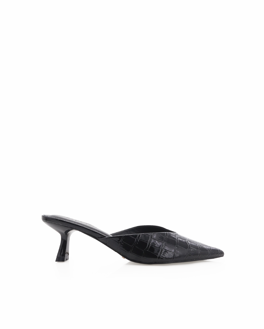 ADELE - BLACK PATENT CROC Classic Lady
