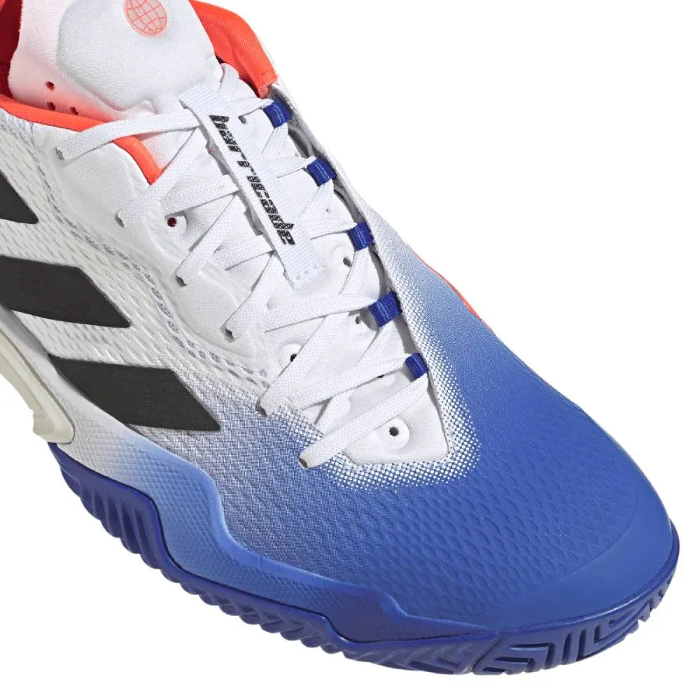 ADIDAS BARRICADE MEN'S TENNIS SHOES (BLUE/BLACK)