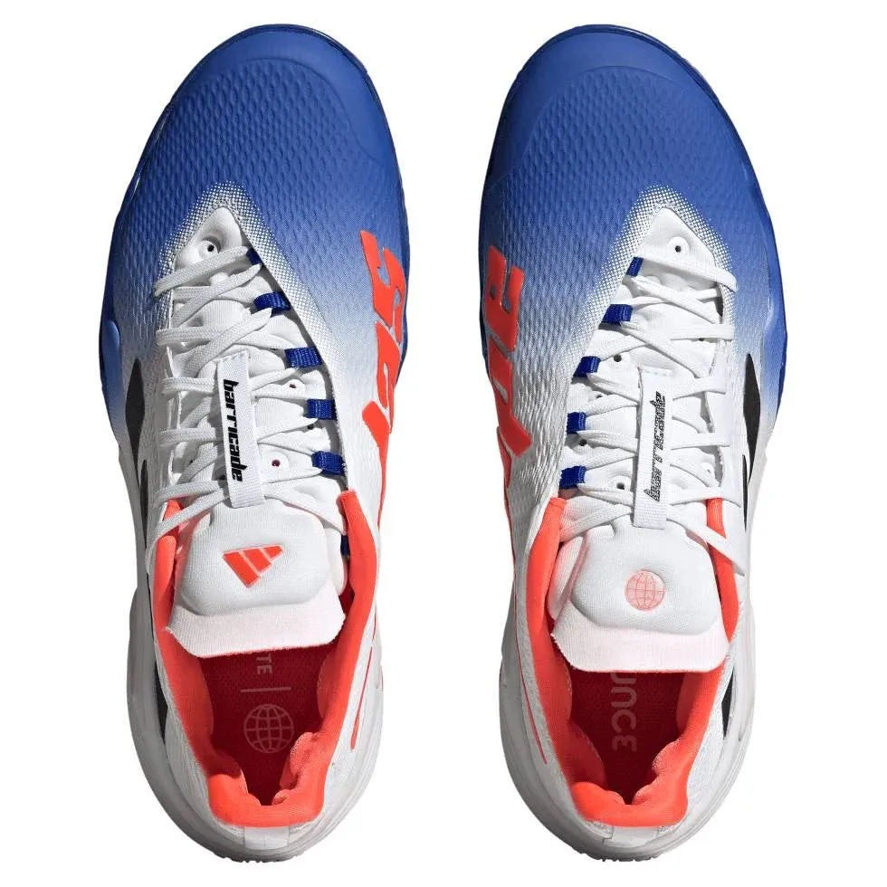 ADIDAS BARRICADE MEN'S TENNIS SHOES (BLUE/BLACK)