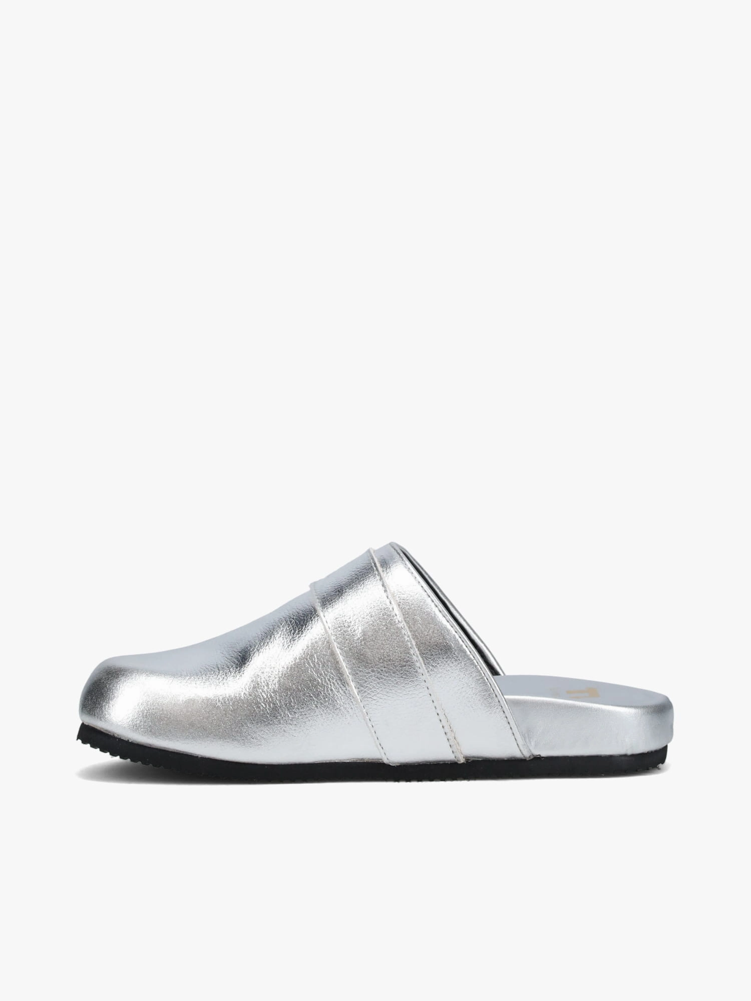 Wide toe box Easy Slip On Adina Prata Metal