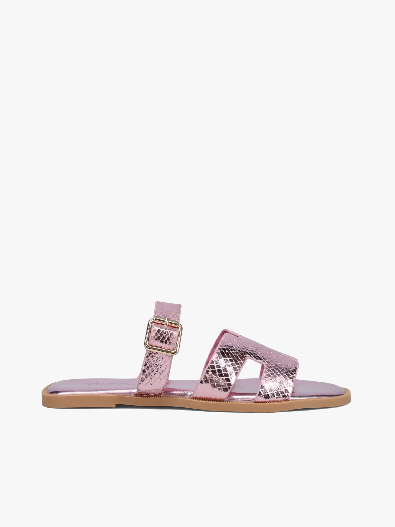 Hana Fuschia Metal Textured Tread