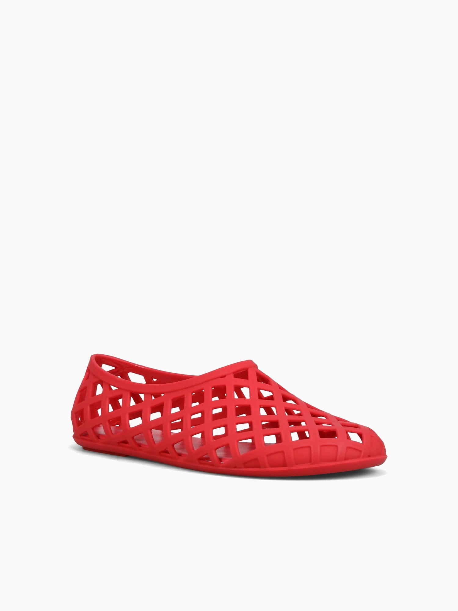 Jellz Red Matte Padded Heel