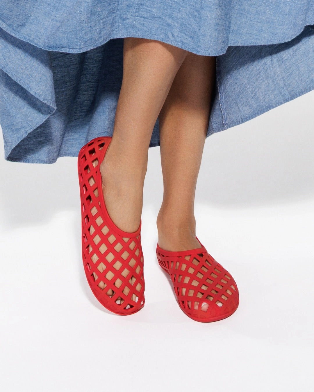 Jellz Red Matte Relaxed Walk Beach Fun