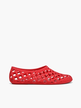 Adjustable Jellz Red Matte Sporty Beach Shoes Sunshine Walk Jellz Red Matte