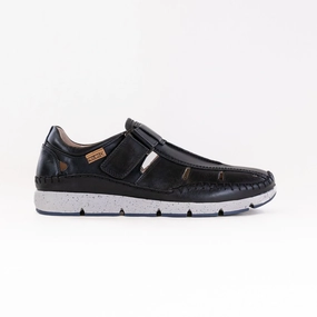 Adjustable Straps Pikolinos Fuencarral Semi Open Sneakers (Men's) - Black Pikolinos Fuencarral Semi Open Sneakers (Men's) - Black Cushioned Footbed Design Practical Outdoor Shoes
