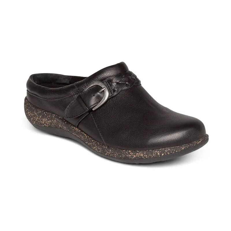Aetrex Women's Libby Clogs- Black