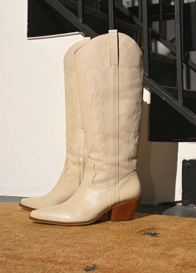Agency Cowboy Boots - Ivory Arch Support Insoles city - specific benefits Adjustable Design Agency Cowboy Boots - Ivory