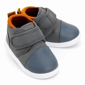 Agent Slate Squeaky Toddler Shoes | Gray Adaptive Support Agent Slate Squeaky Toddler Shoes | Gray Joy Mood