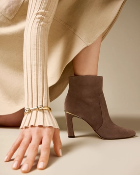 Agile Move Greer Bootie King Strong Fur Trim Greer Bootie