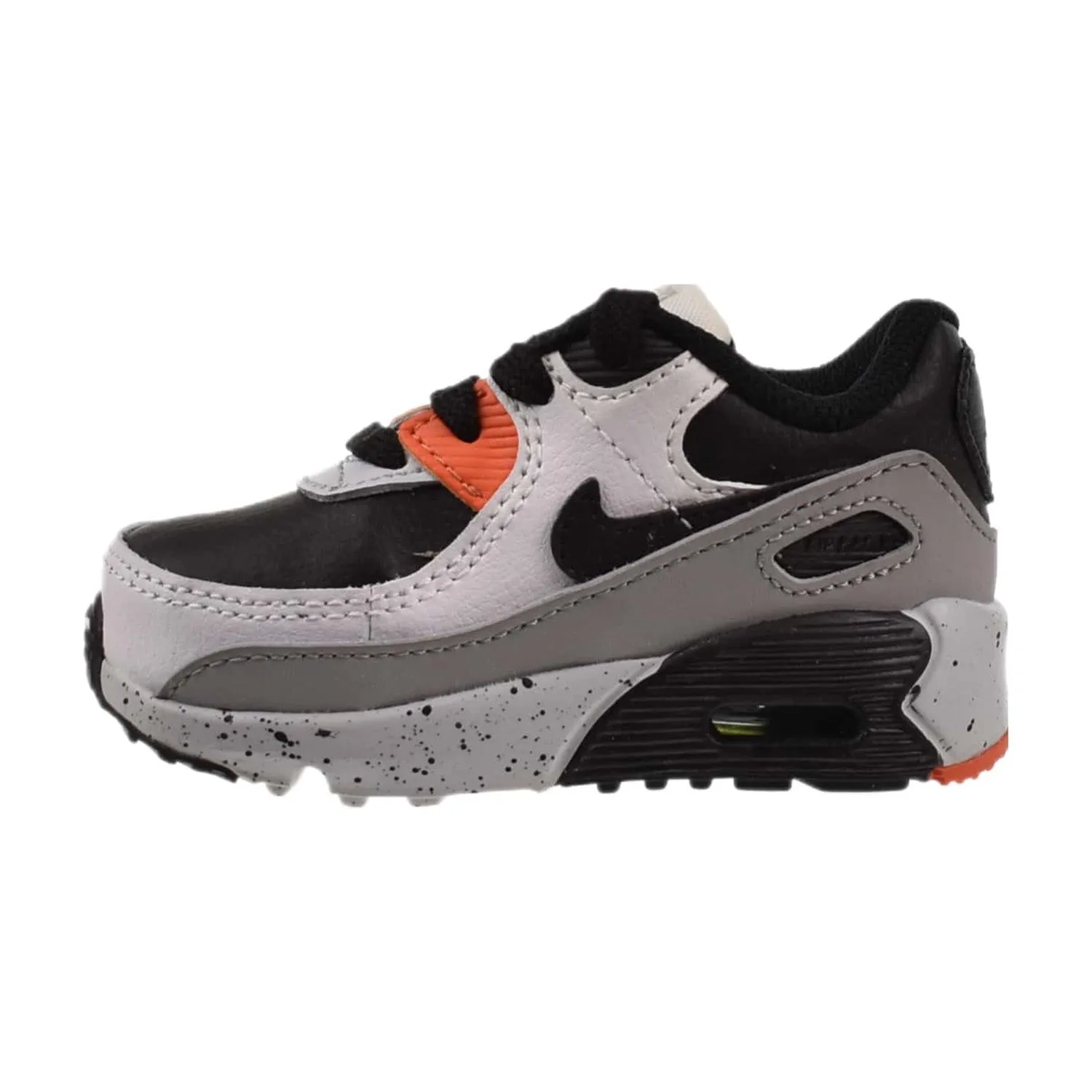 Air Max 90 (TD) Toddler Shoes White-Turf Orange Speckled