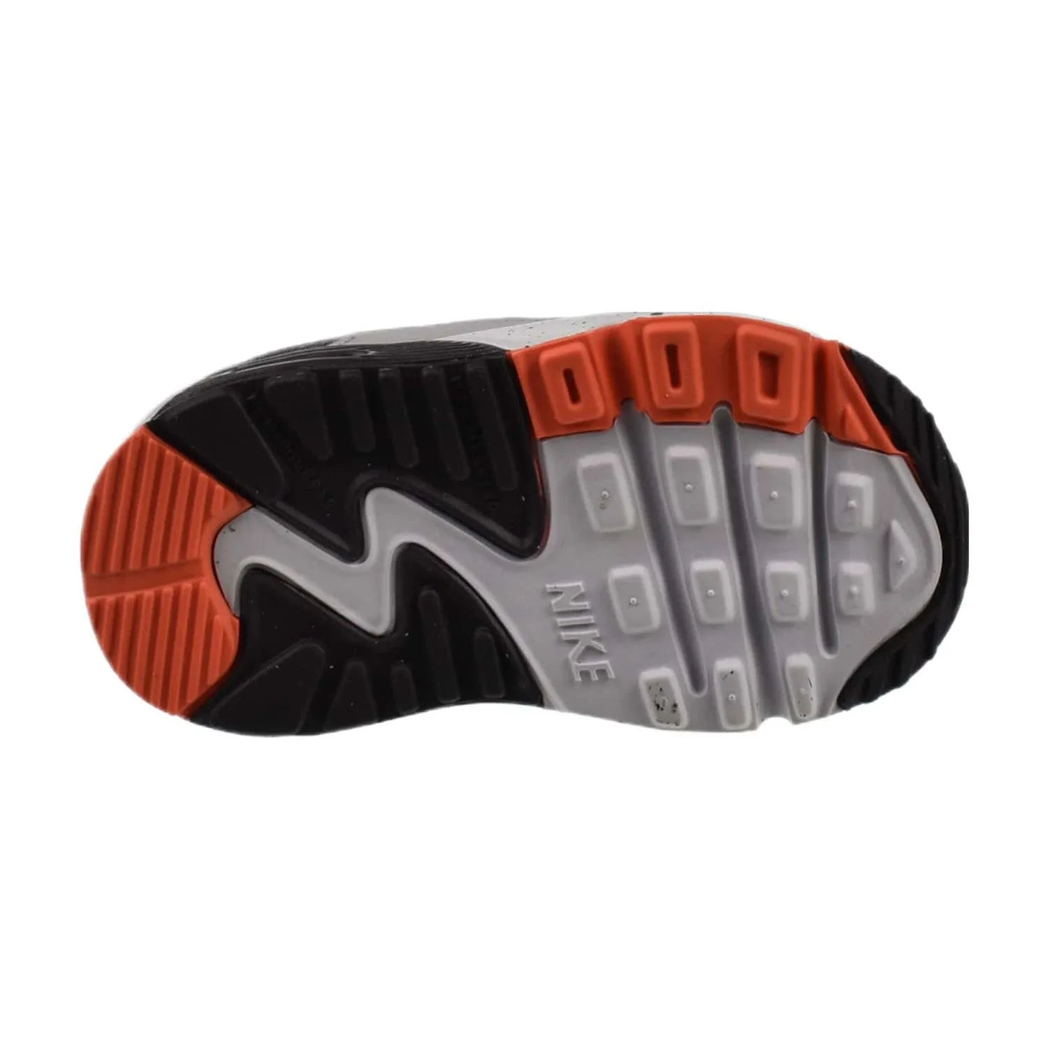 Air Max 90 (TD) Toddler Shoes White-Turf Orange Speckled