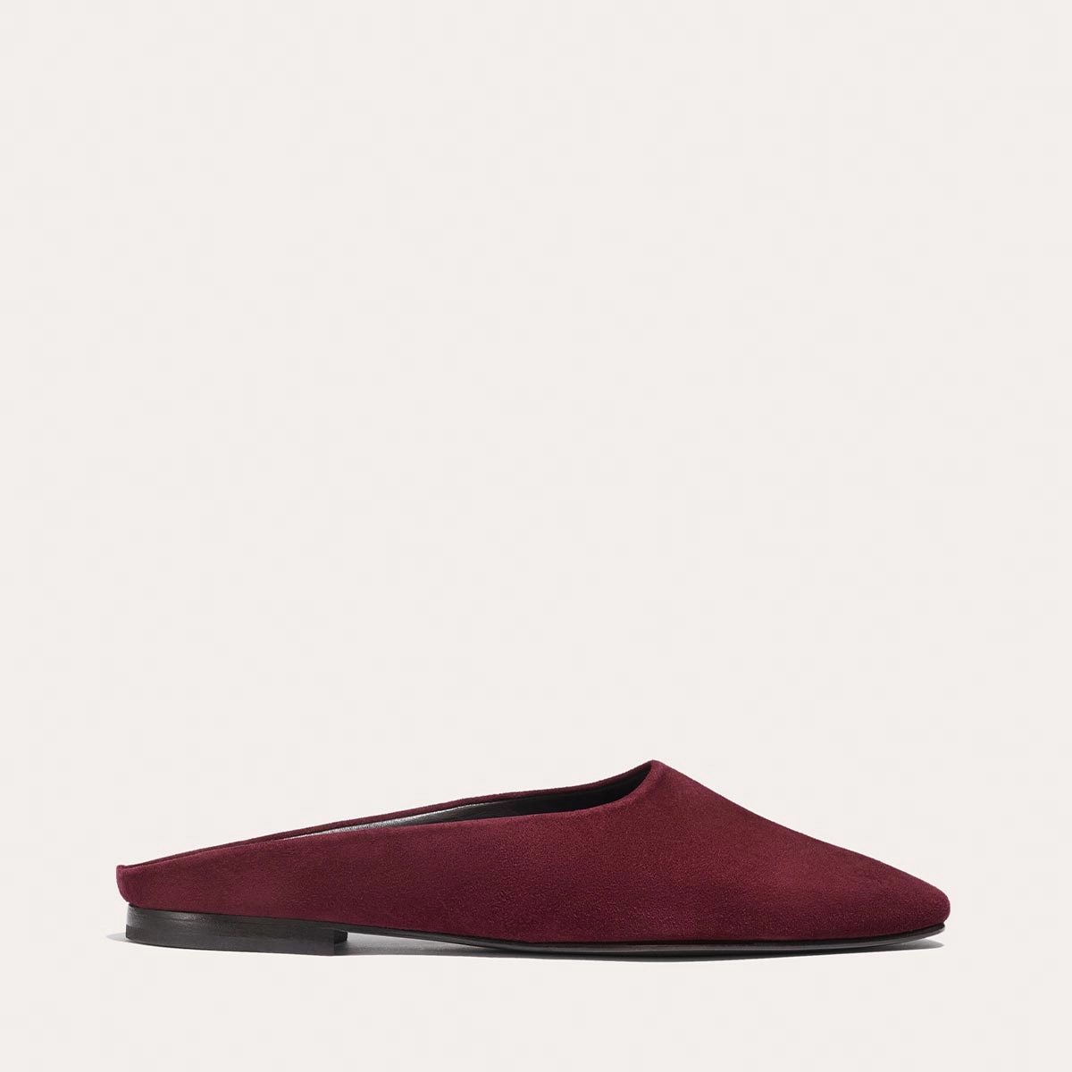 Air Cushion Alex Mill x Margaux: The Clara - Burgundy Suede Quick Pace