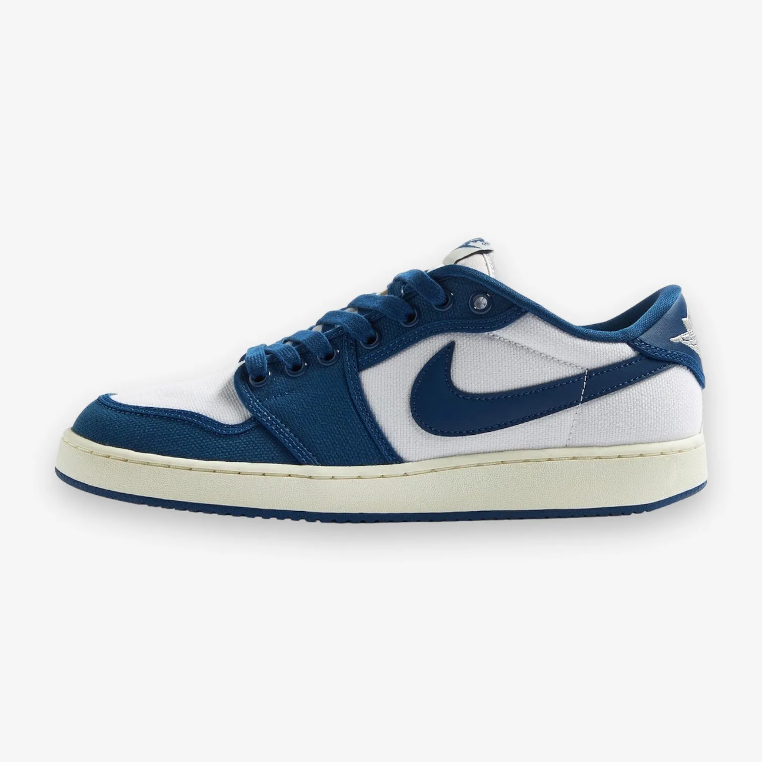 AJKO 1 Low White Dark Royal Blue Sail DX4981-103