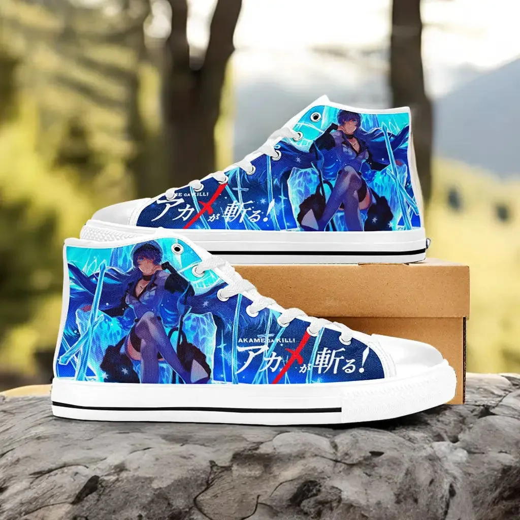 Akame ga Kill Esdeath Shoes High Tops Sneakers for Kids and Adults