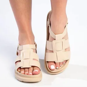 Alessio Marlene Slingback Sandals - Stone Suede