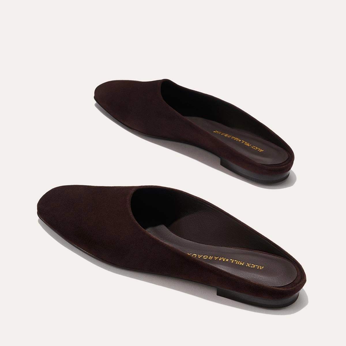 Ease Wear Alex Mill x Margaux: The Clara - Espresso Suede Secure fit