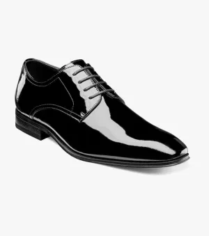 All-Day Durability Tux Plain Toe Oxford-Black Patent | Florsheim beach - style snowboarders' control Tux Plain Toe Oxford-Black Patent | Florsheim