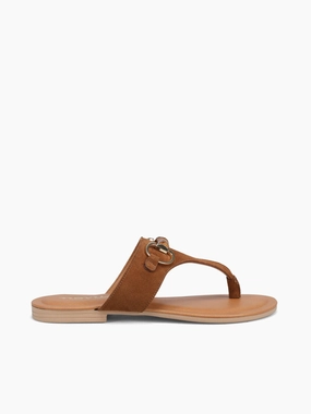 All Day Comfort Fit Rimini Castagna Suede Comfy Open-toe Shoes Rimini Castagna Suede