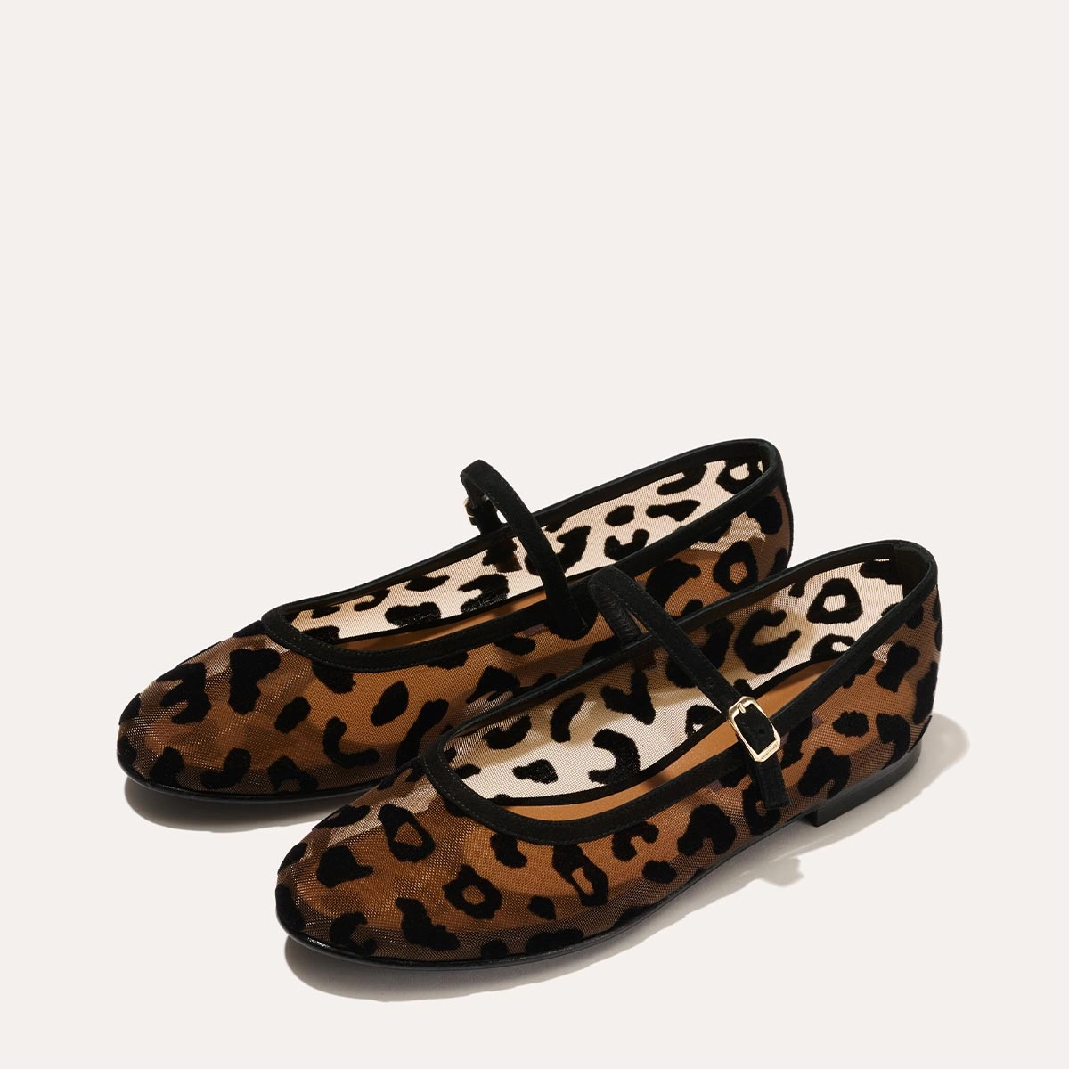 Cozy Flats The Demi Jane - Leopard Mesh